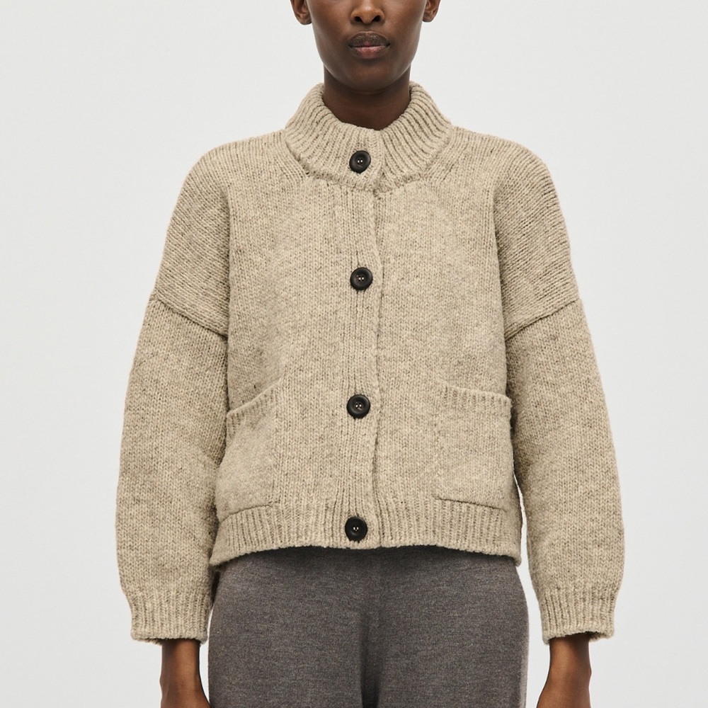 ISO NOT FOR SALE Babaa no 23 cardigan in mist or oak
